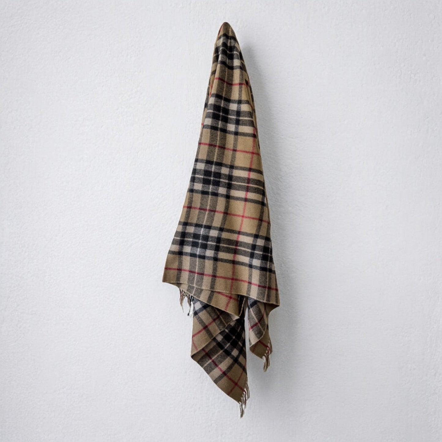 100% Recycled Wool Tartan Blanket
