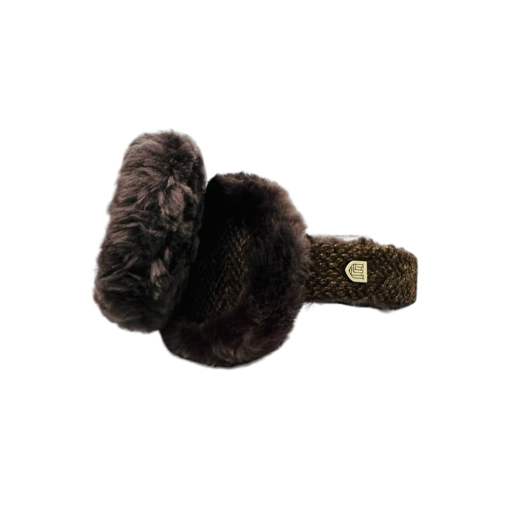 Fluffy Tweed Earmuffs