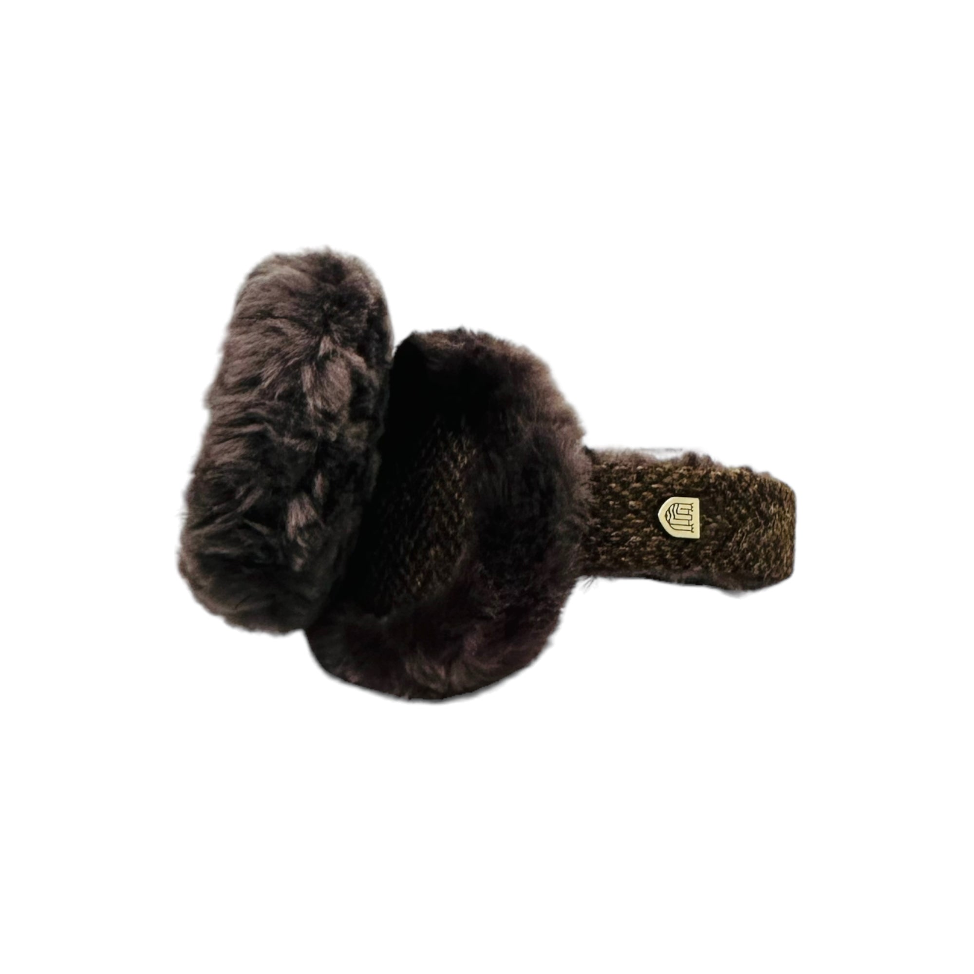 Fluffy Tweed Earmuffs