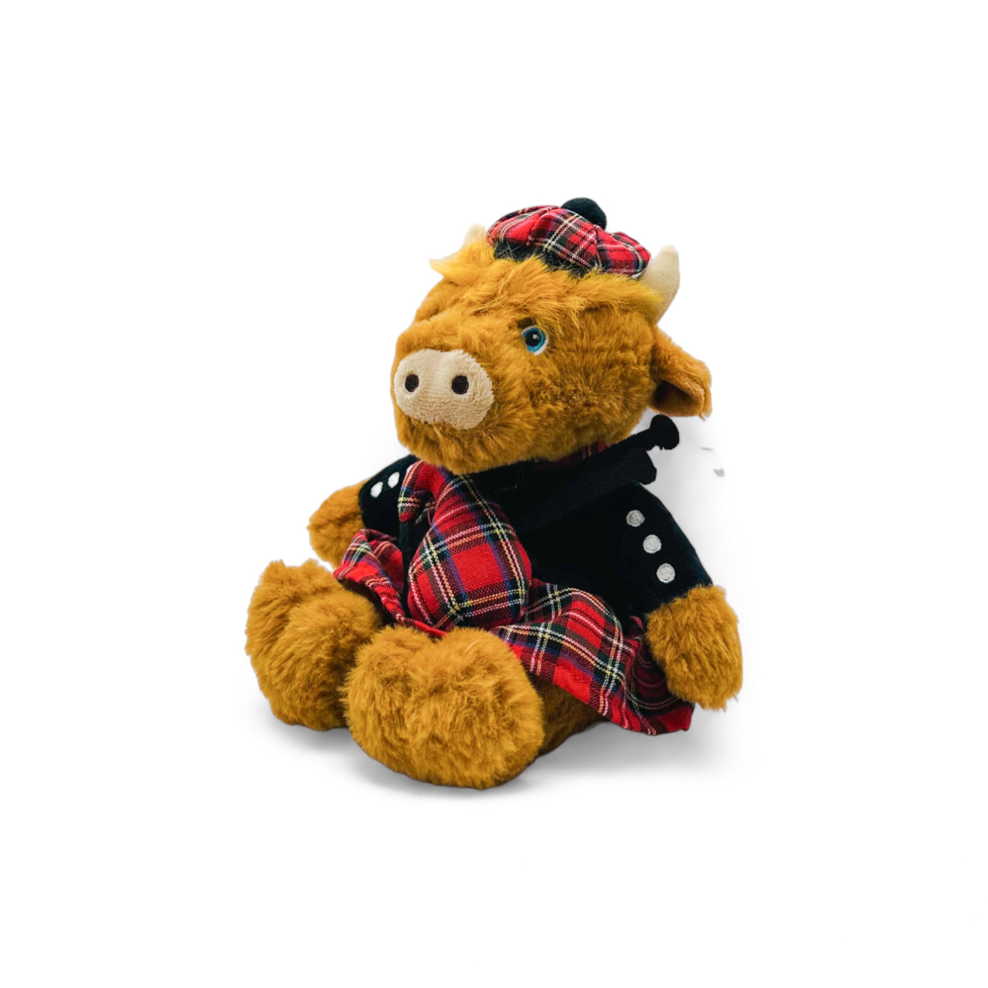 Bagpiper Highland Cow Soft Toy