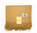 Warm Camel - 100% Lambswool Scarf