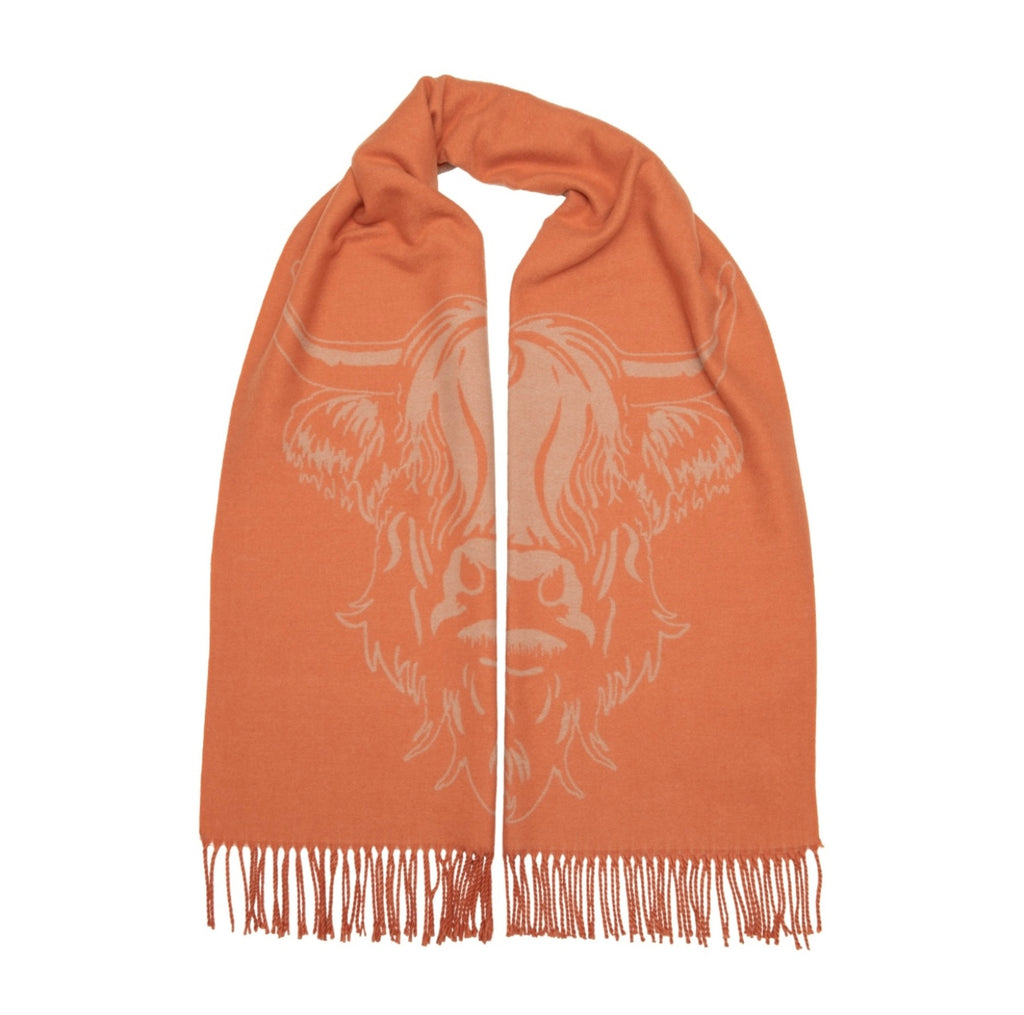 Heilan Coo Super Soft Scarf - Apricot/Peach