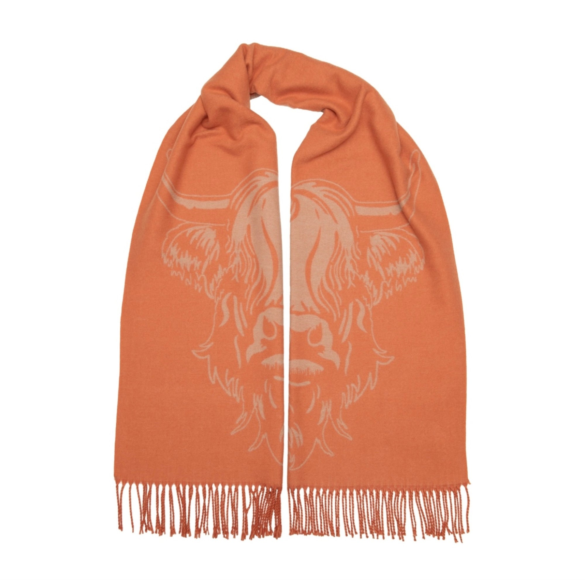 Heilan Coo Super Soft Scarf - Apricot/Peach