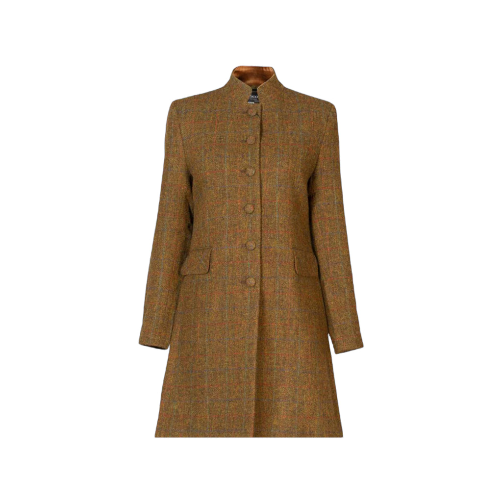 Ladies Harris Tweed Jacket (Sammie) - Brown Check