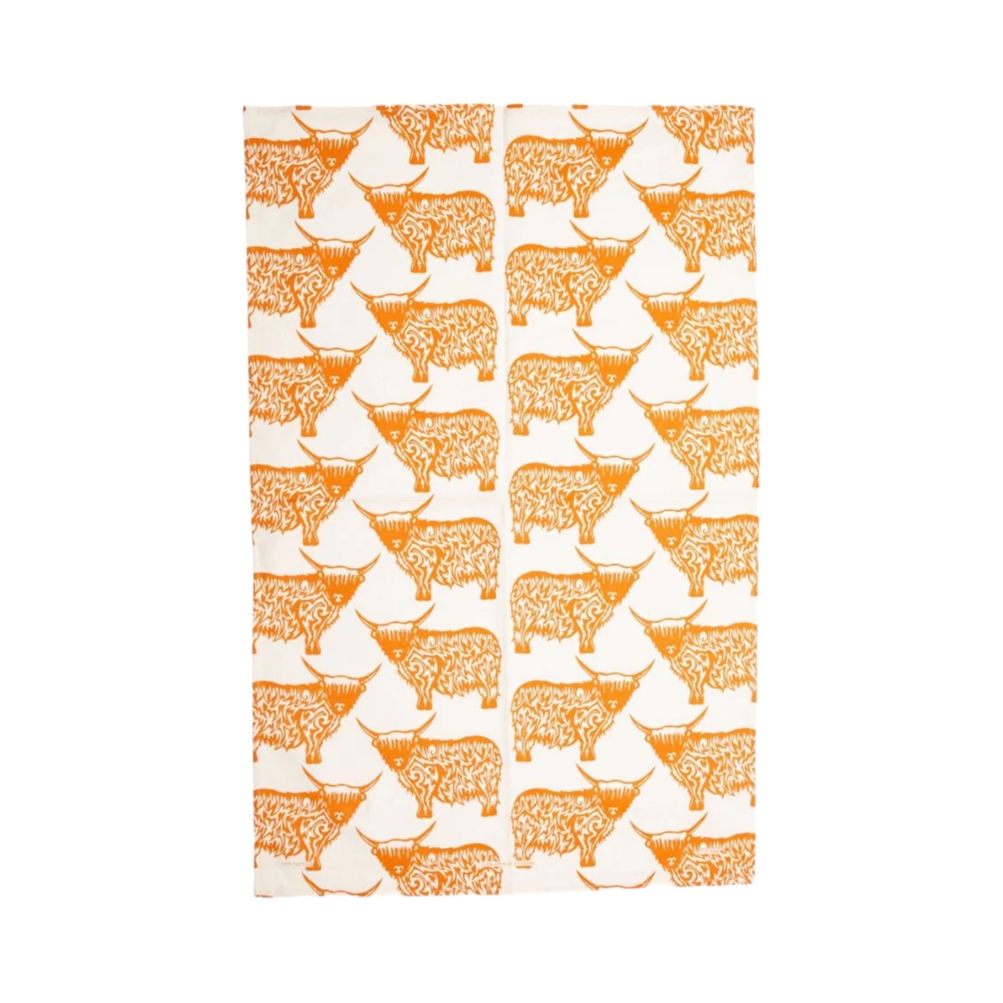 Highland Cow Tea Towel