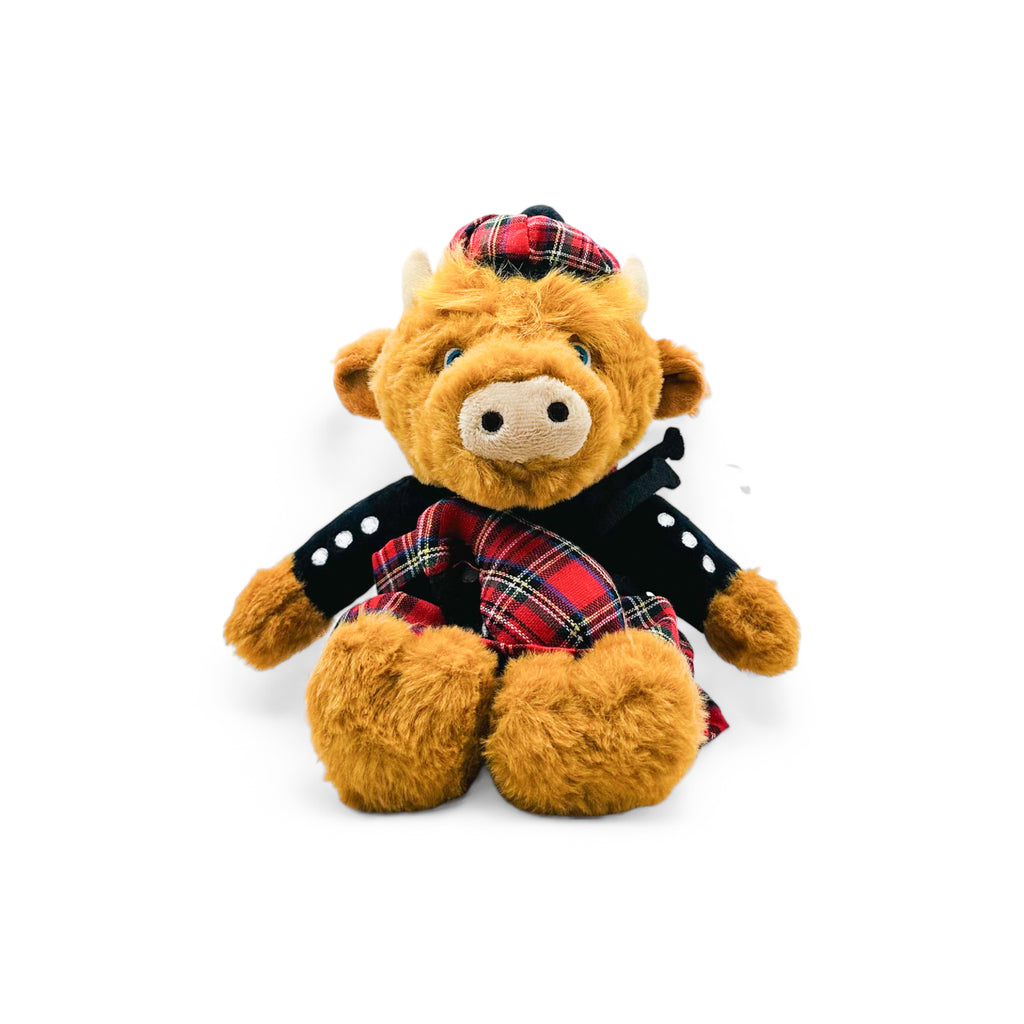 Bagpiper Highland Cow Soft Toy