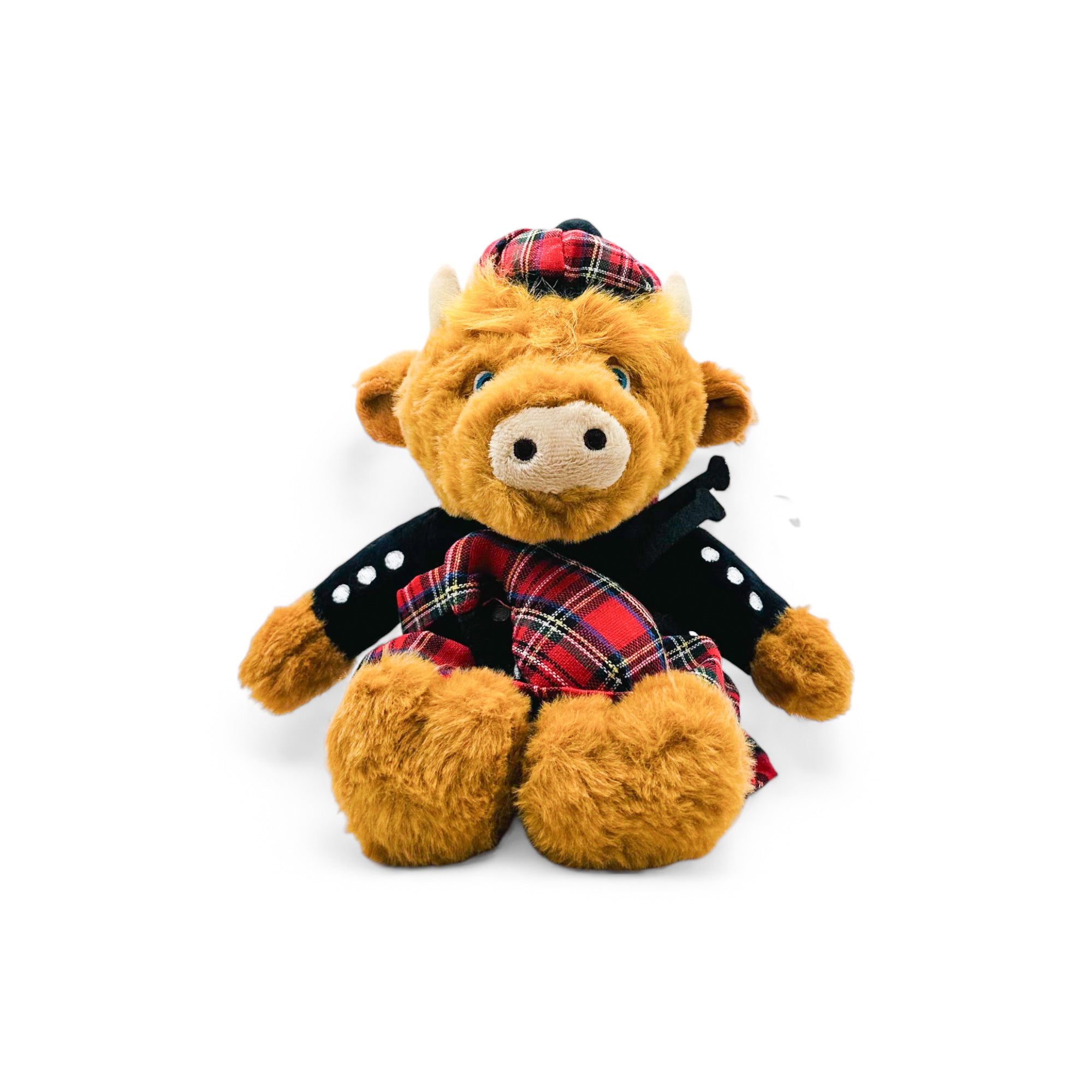 Bagpiper Highland Cow Soft Toy