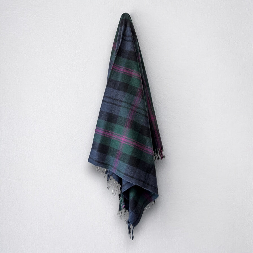 Baird - 100% Recycled Wool Tartan Blanket