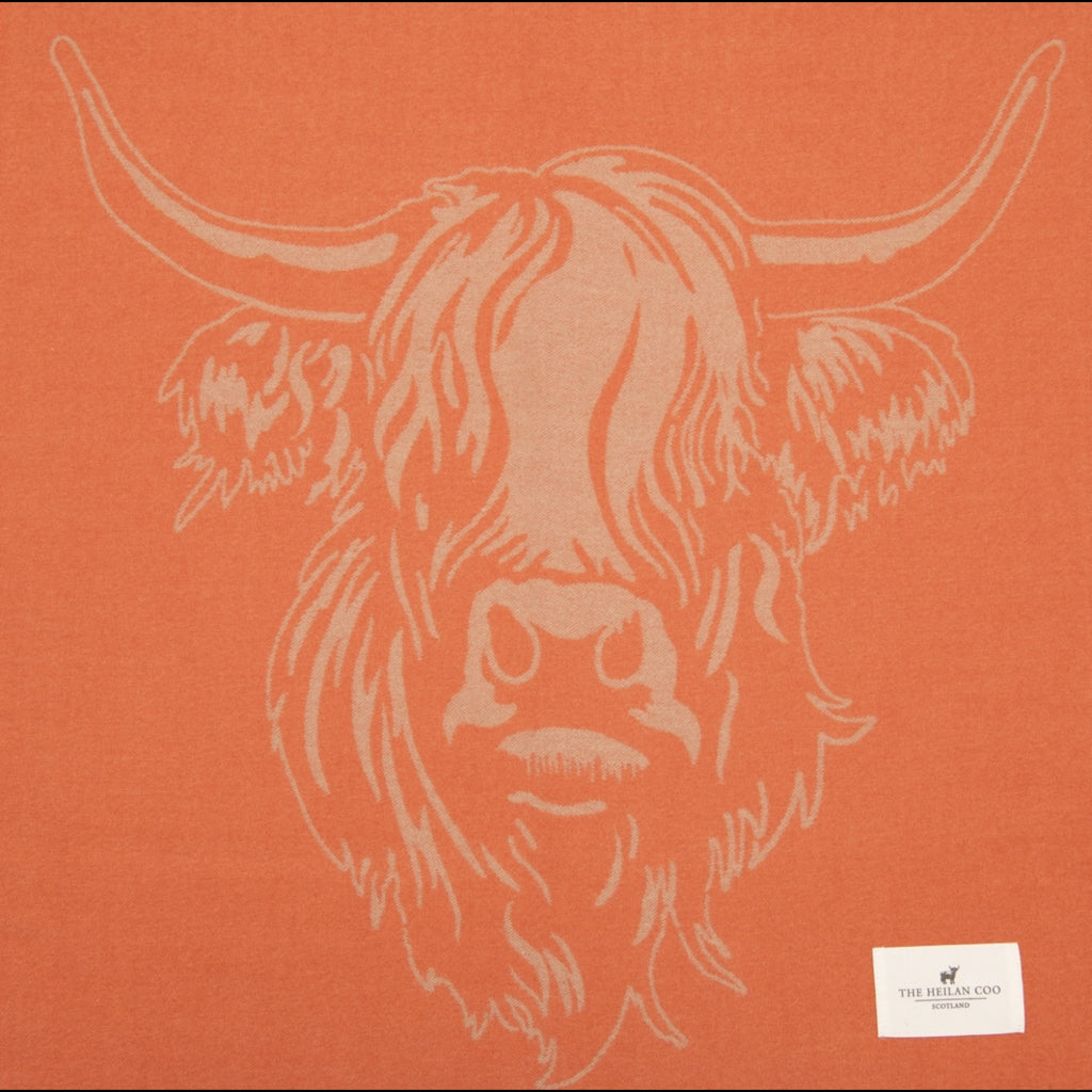 Heilan Coo Super Soft Scarf - Apricot/Peach