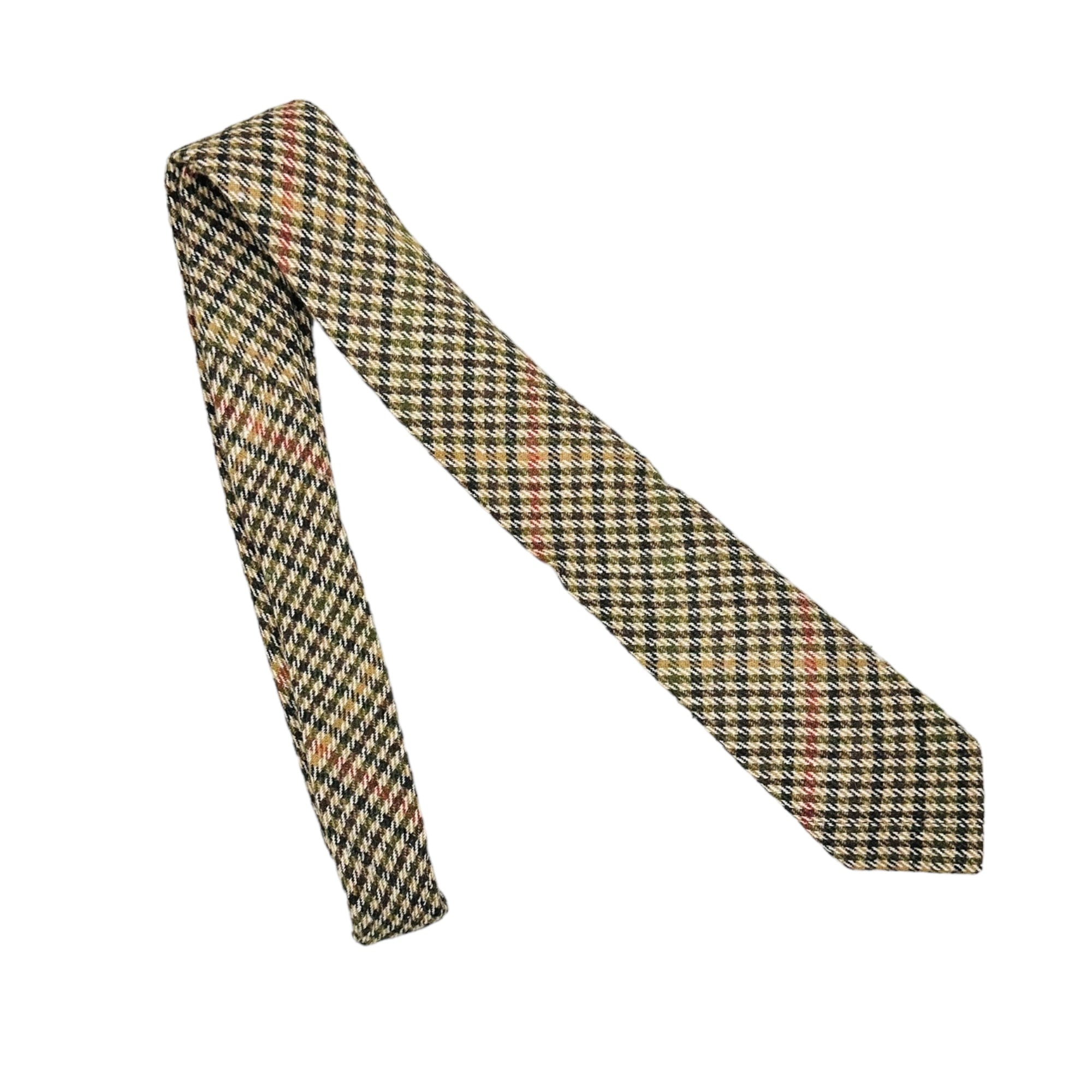 Box Check Tweed Tie