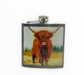 Highland Cow Hip Flask