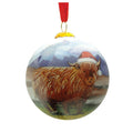 Highland Cow Christmas Tree Bauble