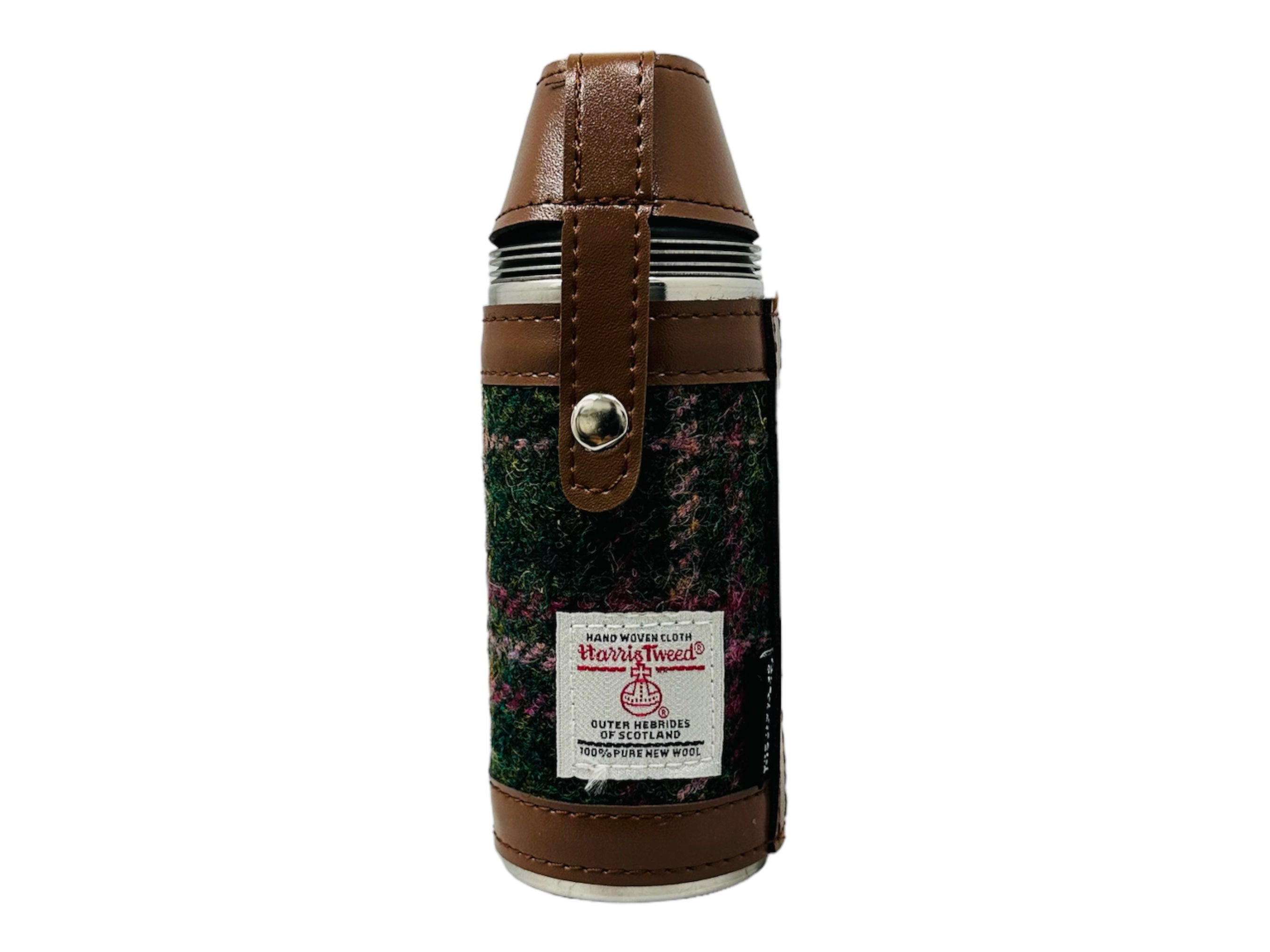 Harris Tweed Compact Hunting Flask 8oz
