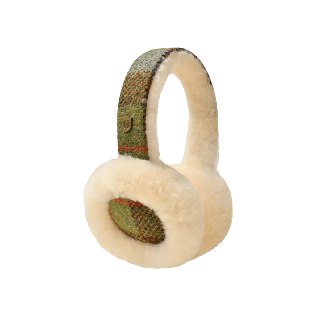 Fluffy Tweed Earmuffs
