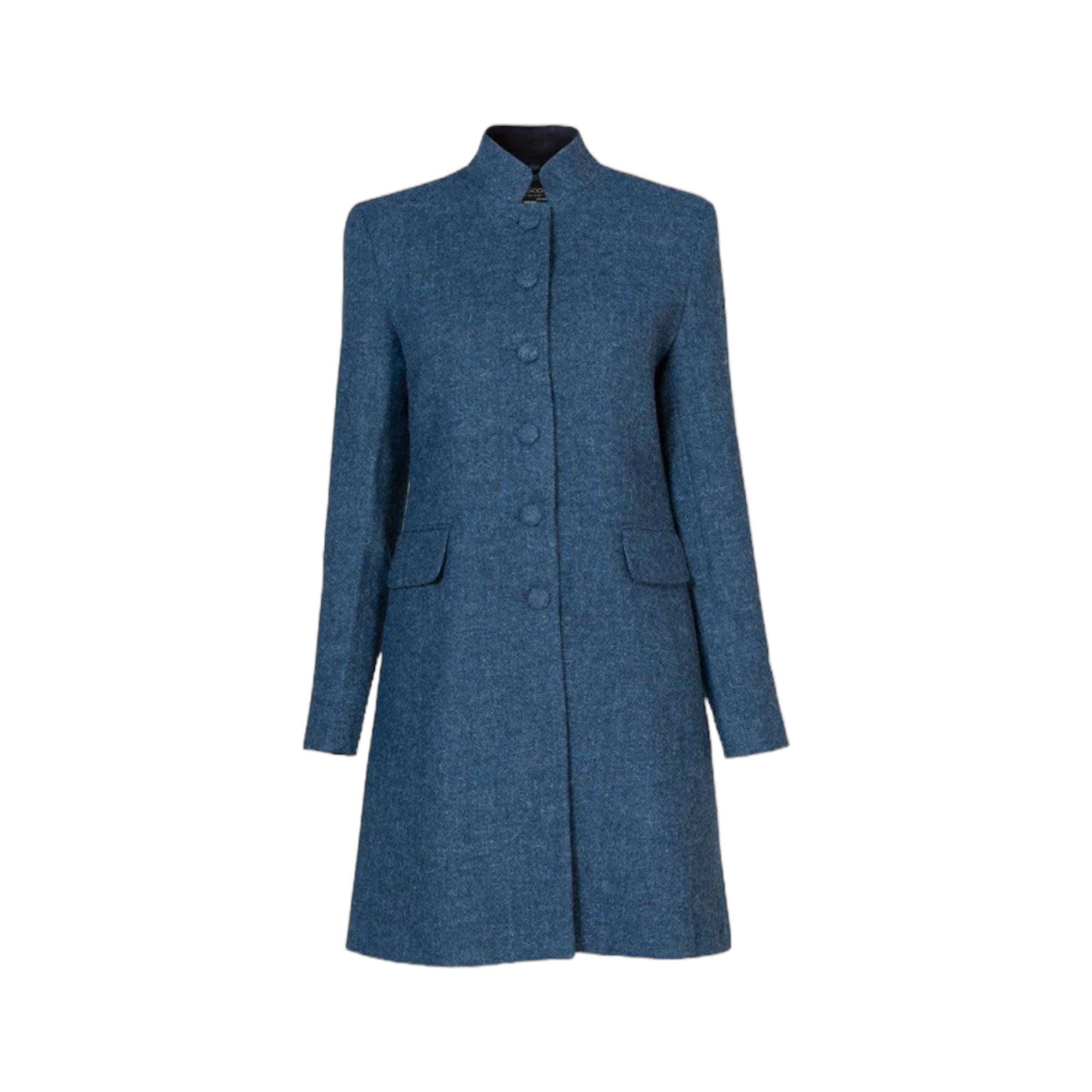 Ladies Harris Tweed Jacket (Sammie) - Blue Fleck