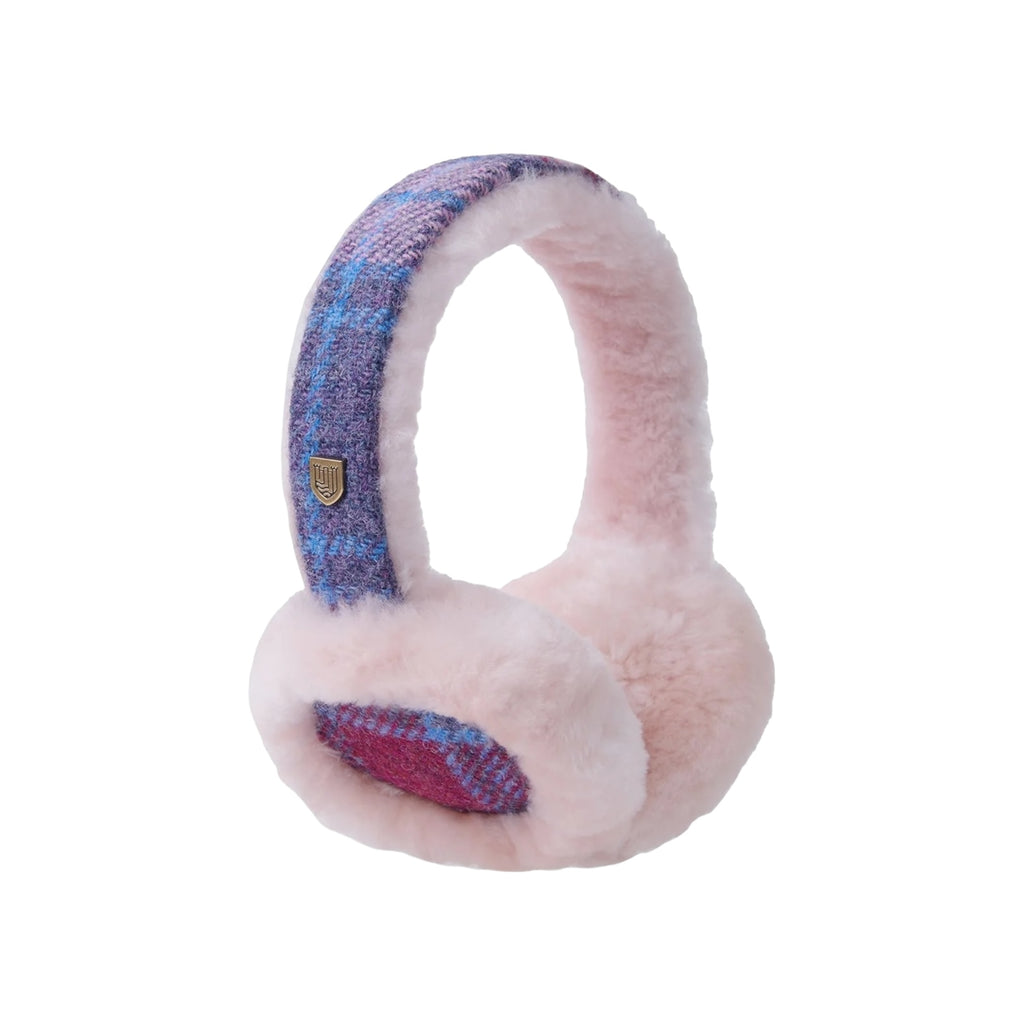 Fluffy Tweed Earmuffs
