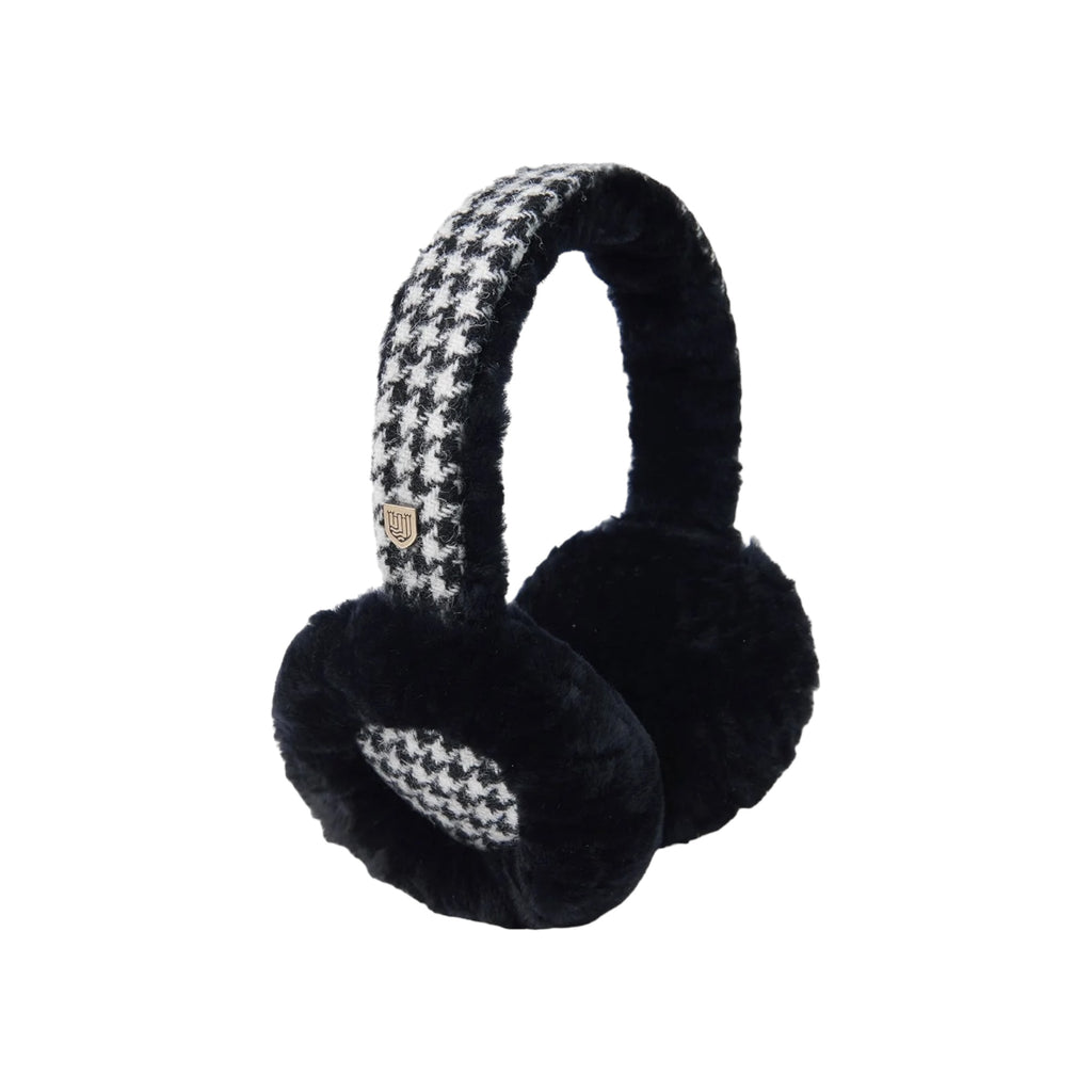 Fluffy Tweed Earmuffs