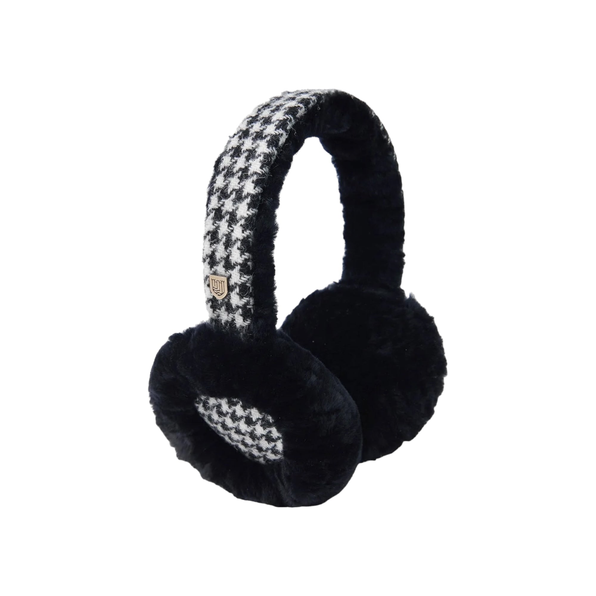 Fluffy Tweed Earmuffs