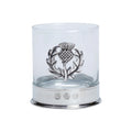 Thistle Emblem Whisky Drinking Glass