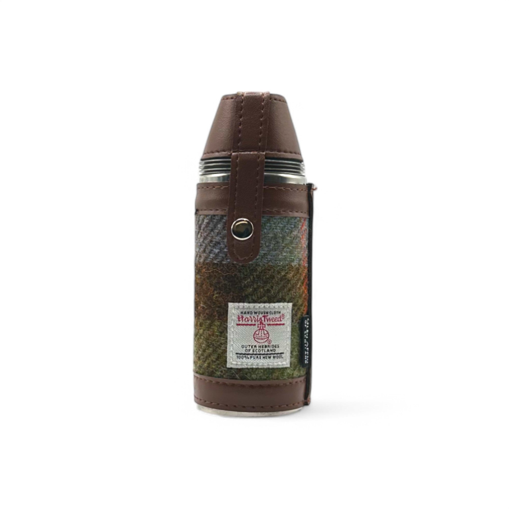 Harris Tweed Compact Hunting Flask - MacLeod - 8oz