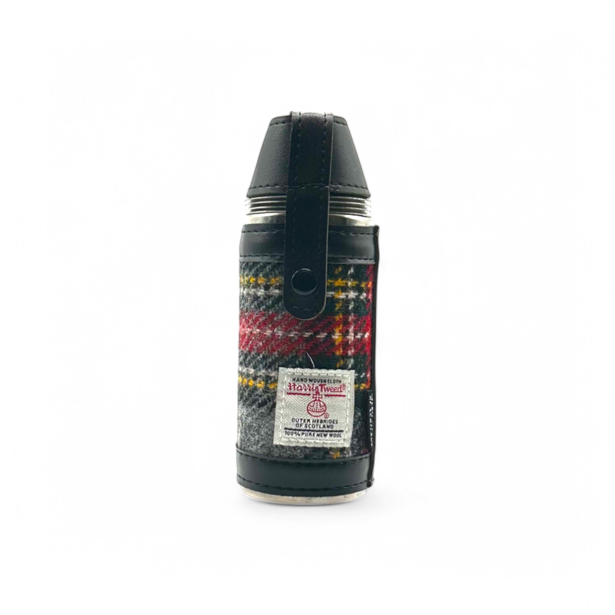 Harris Tweed Compact Hunting Flask - Hunting Stewart - 8oz
