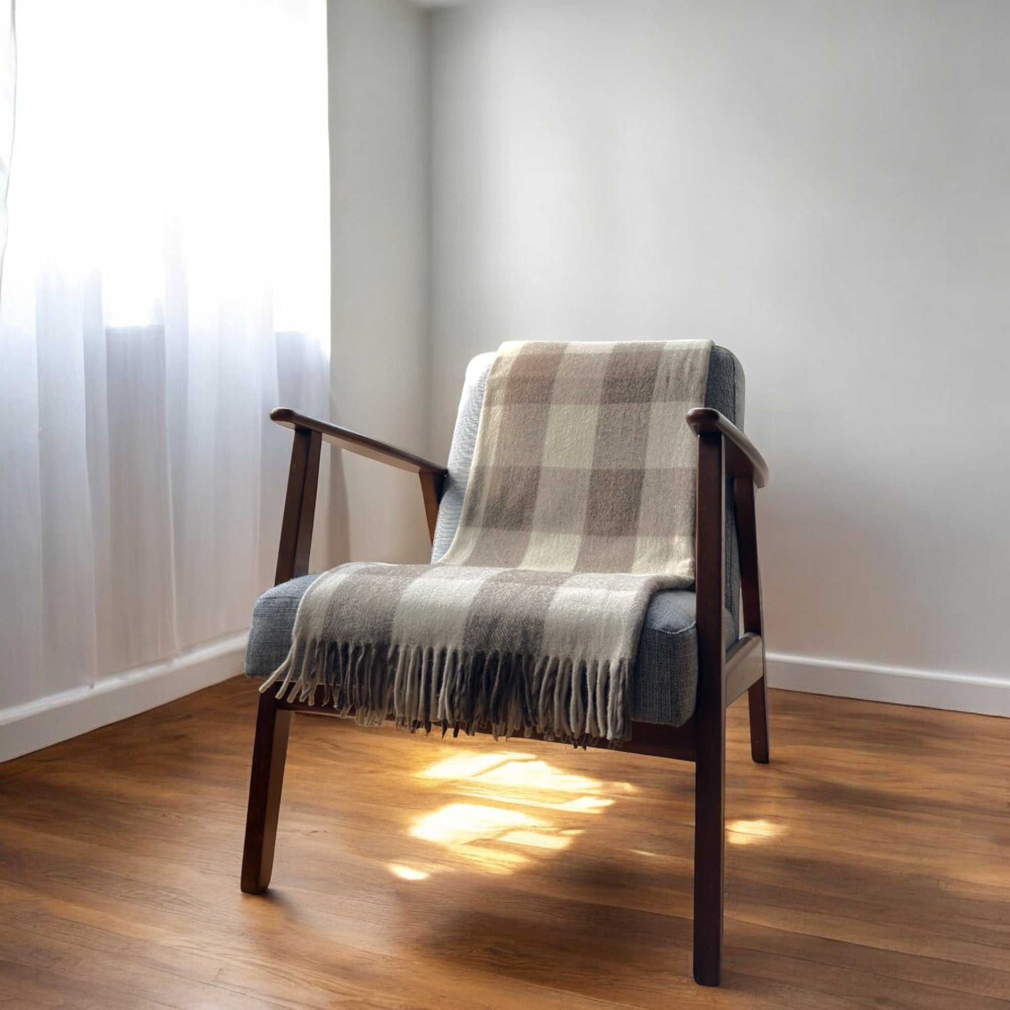 Jacob - 100% Recycled Wool Tartan Knee Blanket