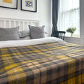 Natural Buchanan - 100% Recycled Wool Tartan King Size Blanket