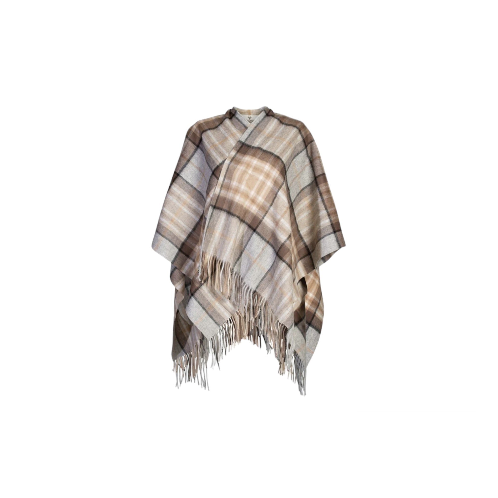 100% Lambswool Tartan Cape - MacKellar