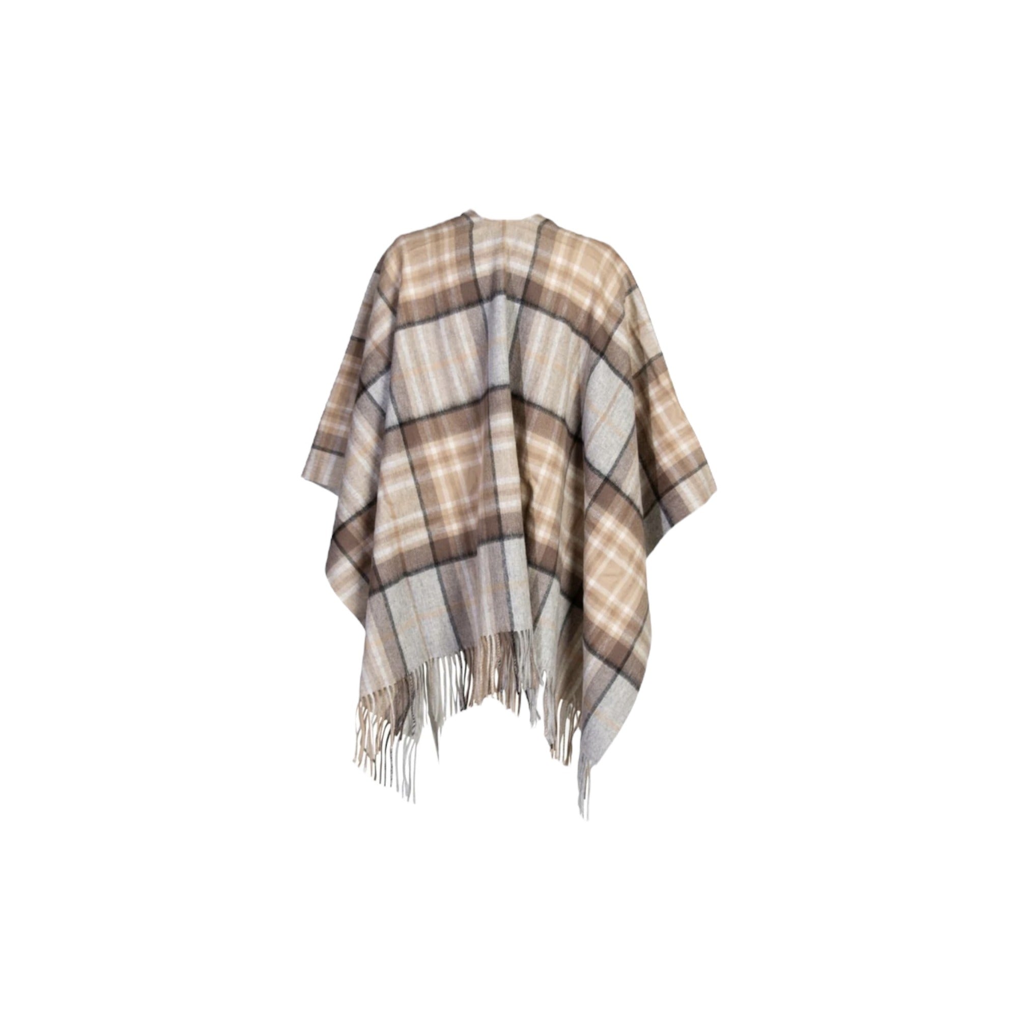 100% Lambswool Tartan Cape - MacKellar