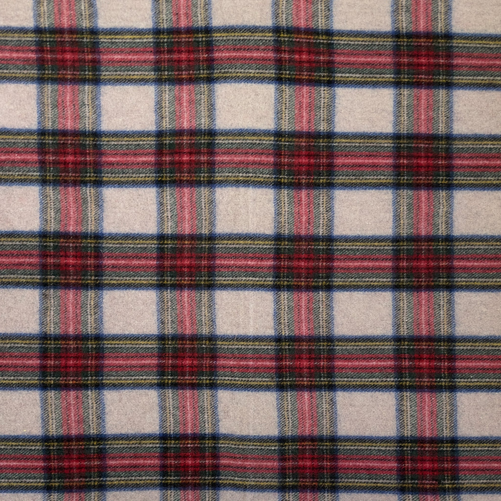 An example of the Stewart Dress tartan, Stewart Dress has white, red and yellow stripes. 