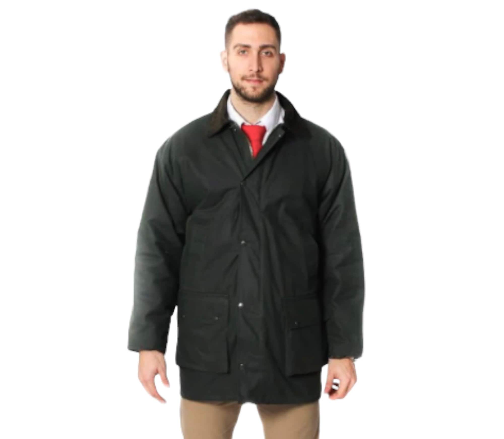 Mens Cotton Wax Padded Jacket