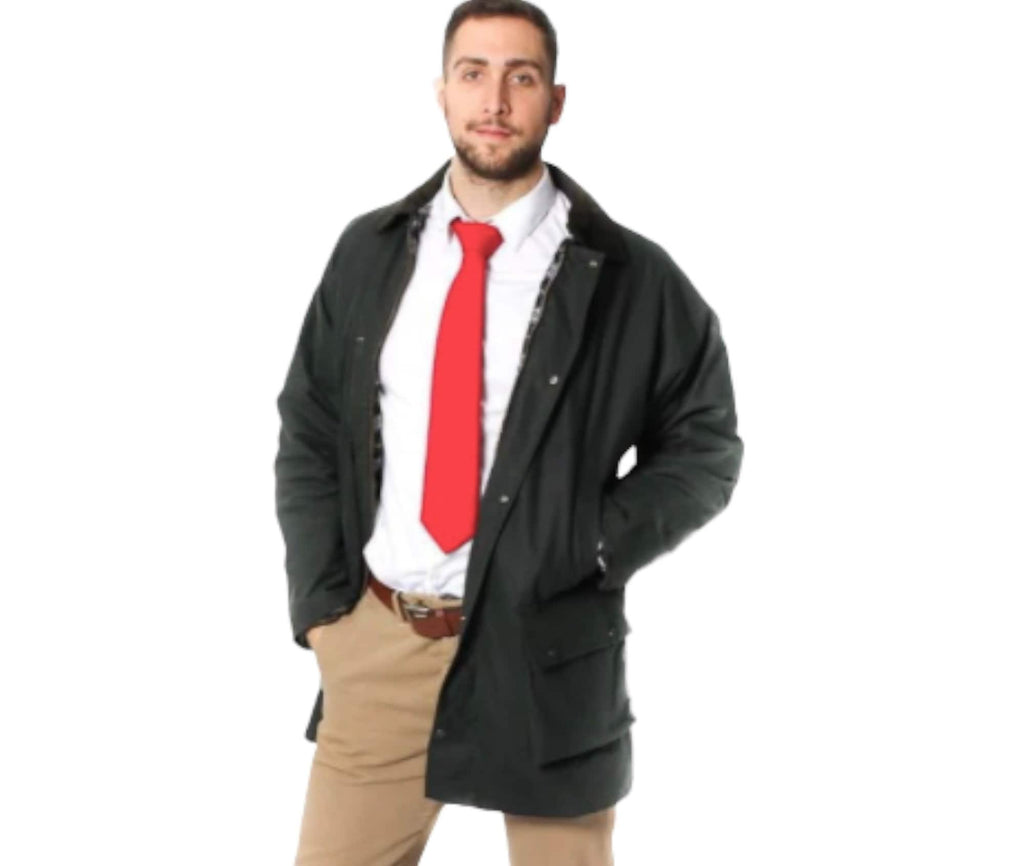 Mens Cotton Wax Padded Jacket