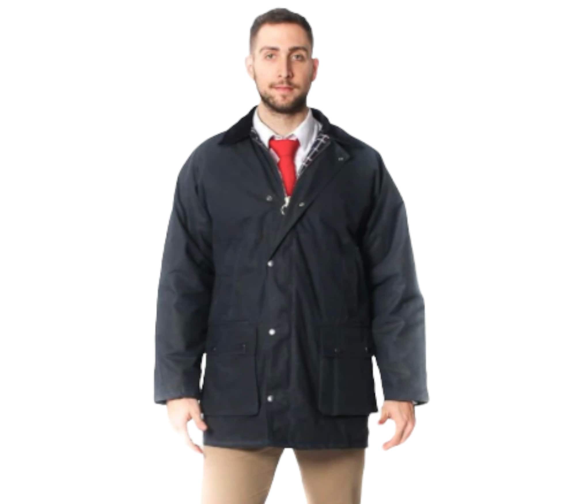 Mens Cotton Wax Padded Jacket