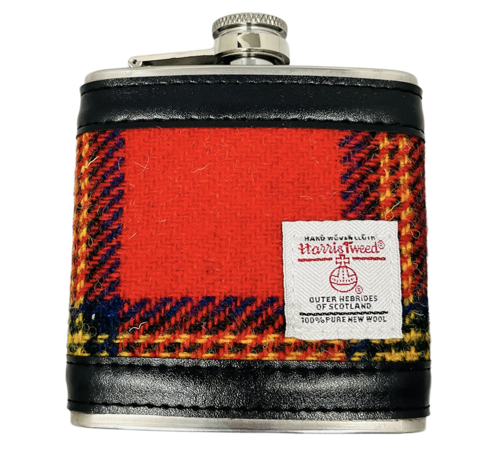 Harris Tweed Hip Flask 6oz