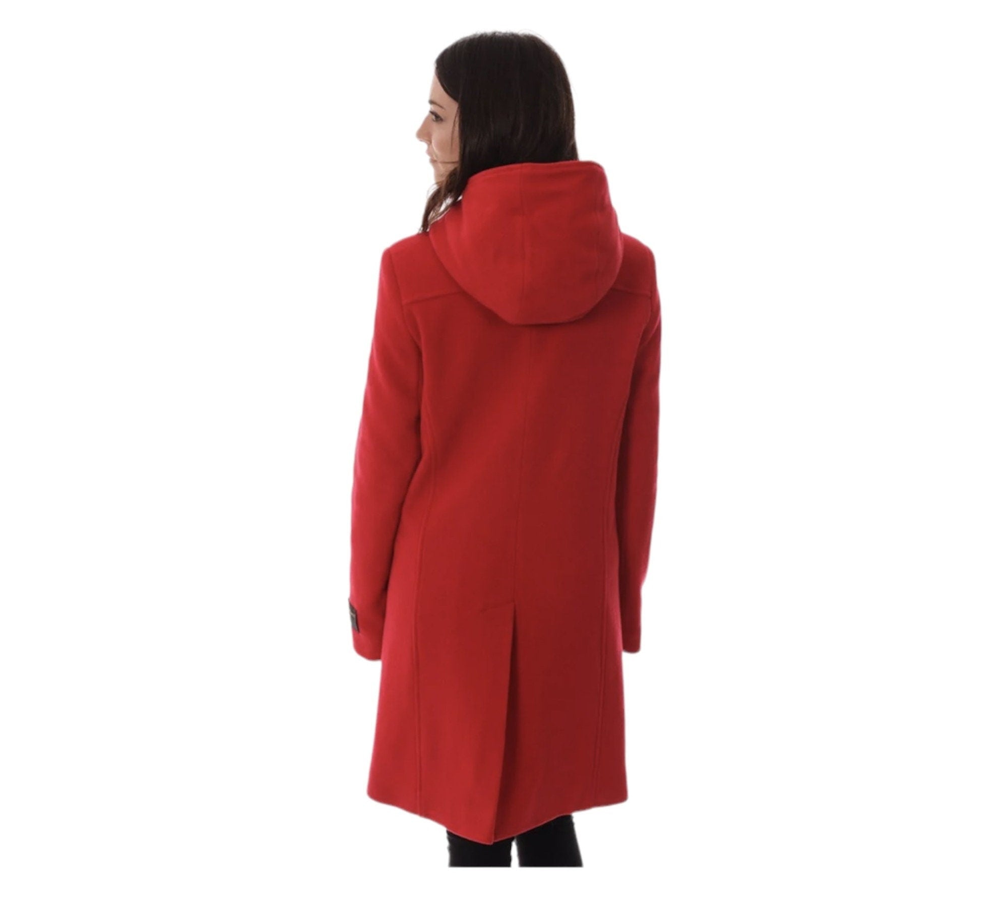 Cashmere Duffle Coat - Red